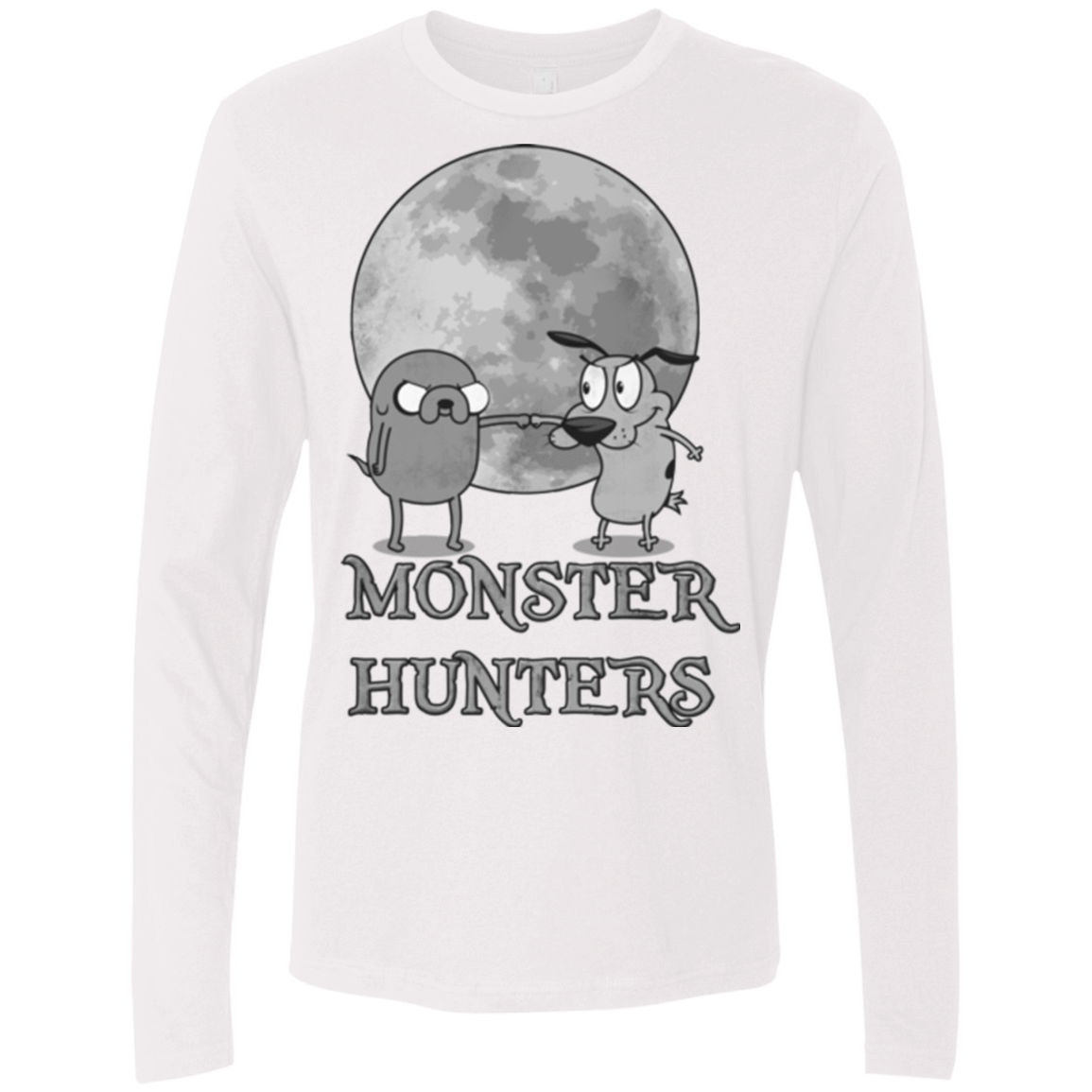 T-Shirts White / Small Monster Hunters Men's Premium Long Sleeve