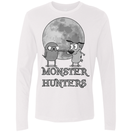 T-Shirts White / Small Monster Hunters Men's Premium Long Sleeve