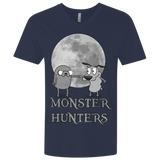 T-Shirts Midnight Navy / X-Small Monster Hunters Men's Premium V-Neck