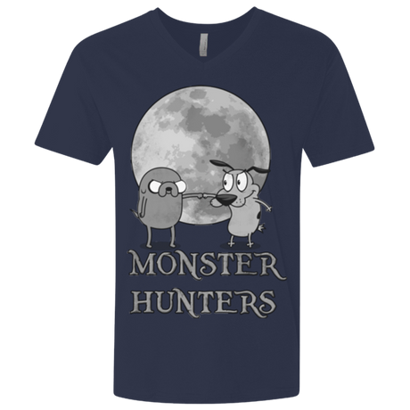 T-Shirts Midnight Navy / X-Small Monster Hunters Men's Premium V-Neck