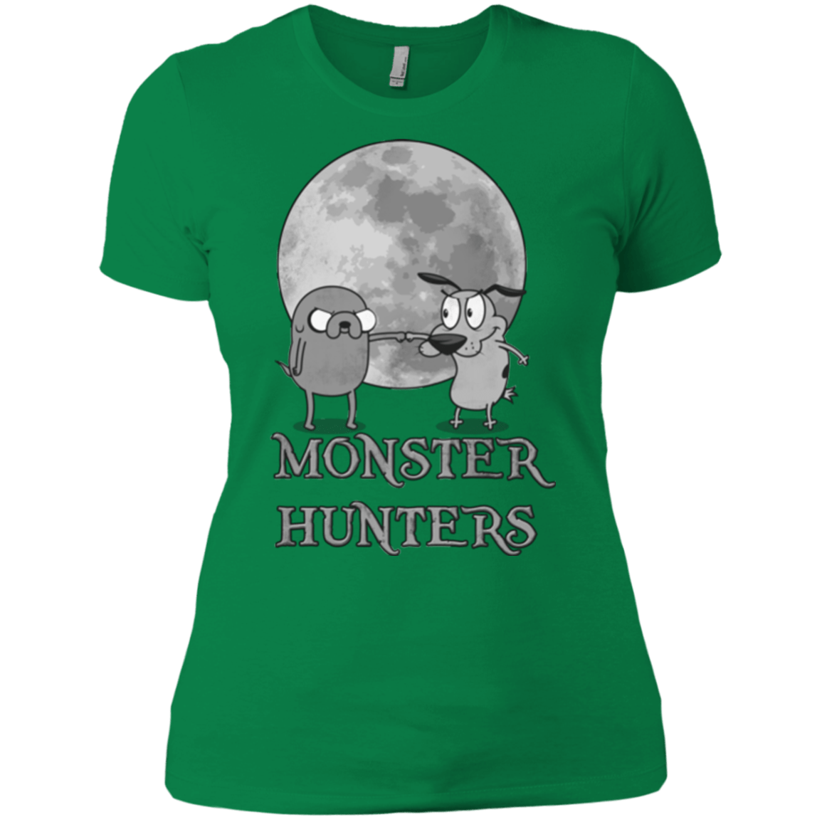 T-Shirts Kelly Green / X-Small Monster Hunters Women's Premium T-Shirt