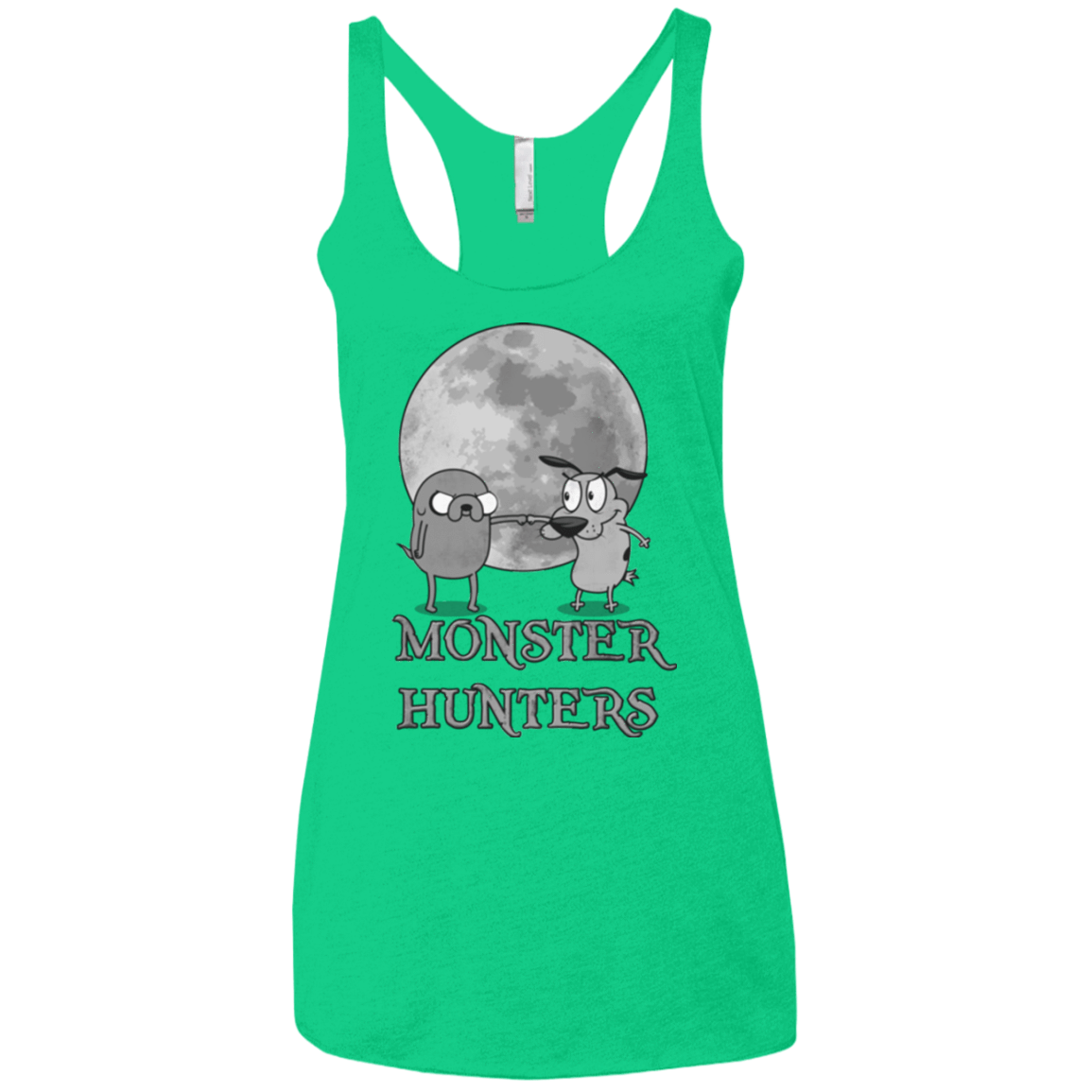 T-Shirts Envy / X-Small Monster Hunters Women's Triblend Racerback Tank