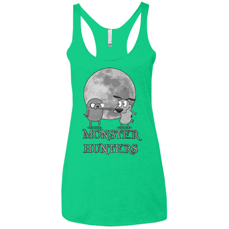 T-Shirts Envy / X-Small Monster Hunters Women's Triblend Racerback Tank