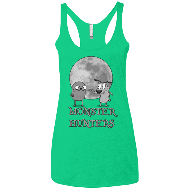 T-Shirts Envy / X-Small Monster Hunters Women's Triblend Racerback Tank
