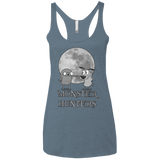 T-Shirts Indigo / X-Small Monster Hunters Women's Triblend Racerback Tank