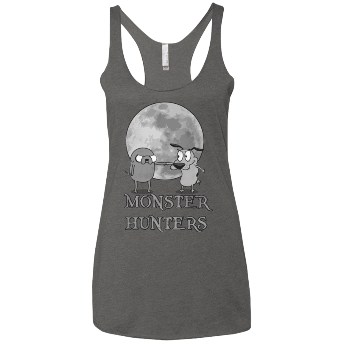 T-Shirts Premium Heather / X-Small Monster Hunters Women's Triblend Racerback Tank