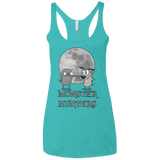 T-Shirts Tahiti Blue / X-Small Monster Hunters Women's Triblend Racerback Tank