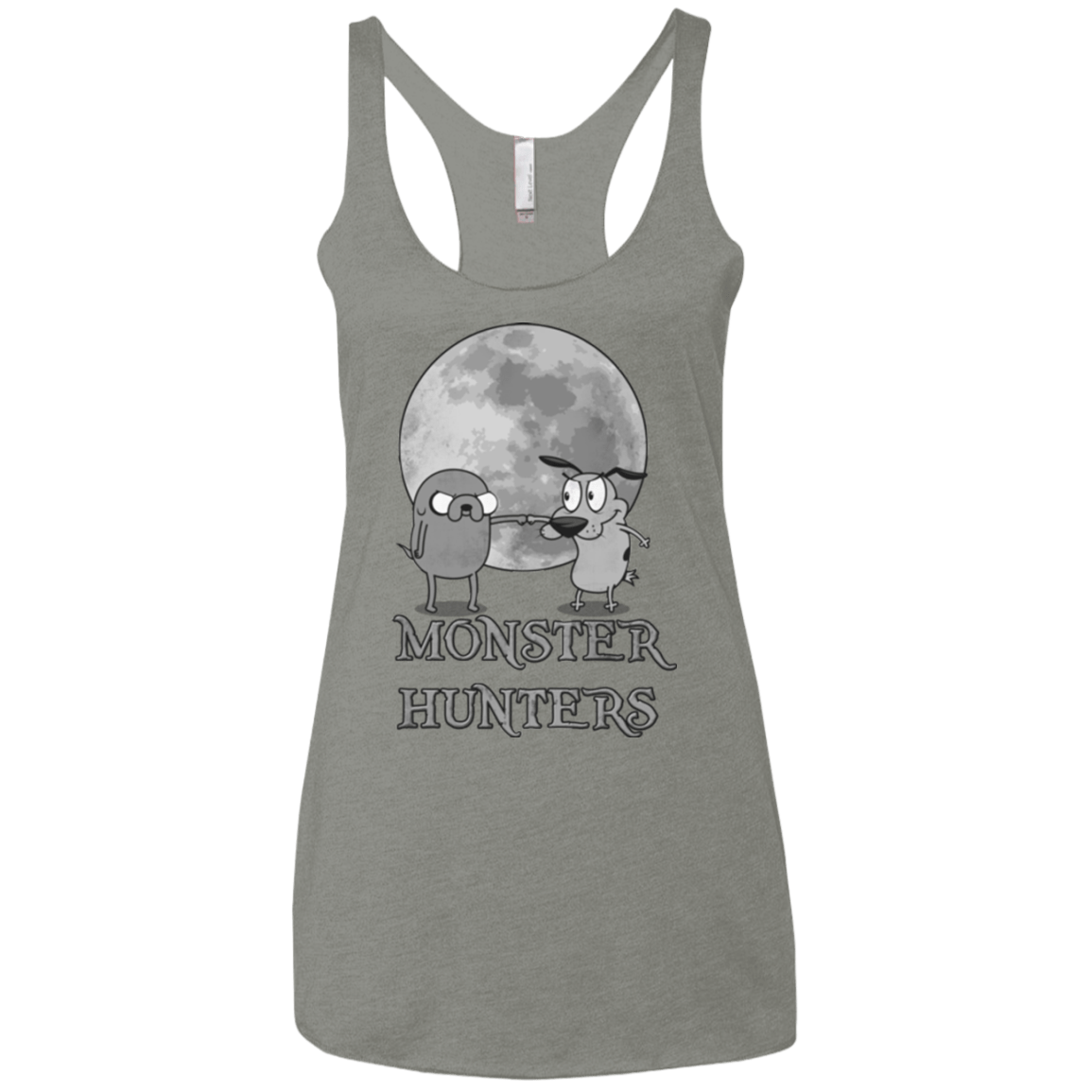 T-Shirts Venetian Grey / X-Small Monster Hunters Women's Triblend Racerback Tank