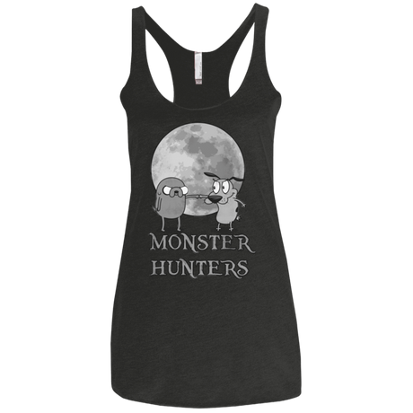 T-Shirts Vintage Black / X-Small Monster Hunters Women's Triblend Racerback Tank