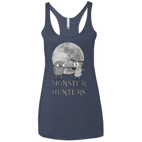 T-Shirts Vintage Navy / X-Small Monster Hunters Women's Triblend Racerback Tank