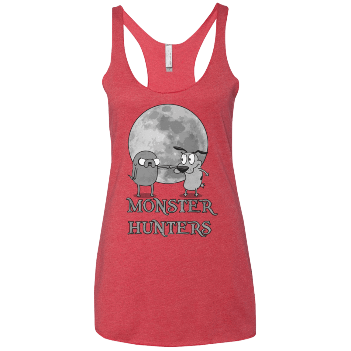 T-Shirts Vintage Red / X-Small Monster Hunters Women's Triblend Racerback Tank