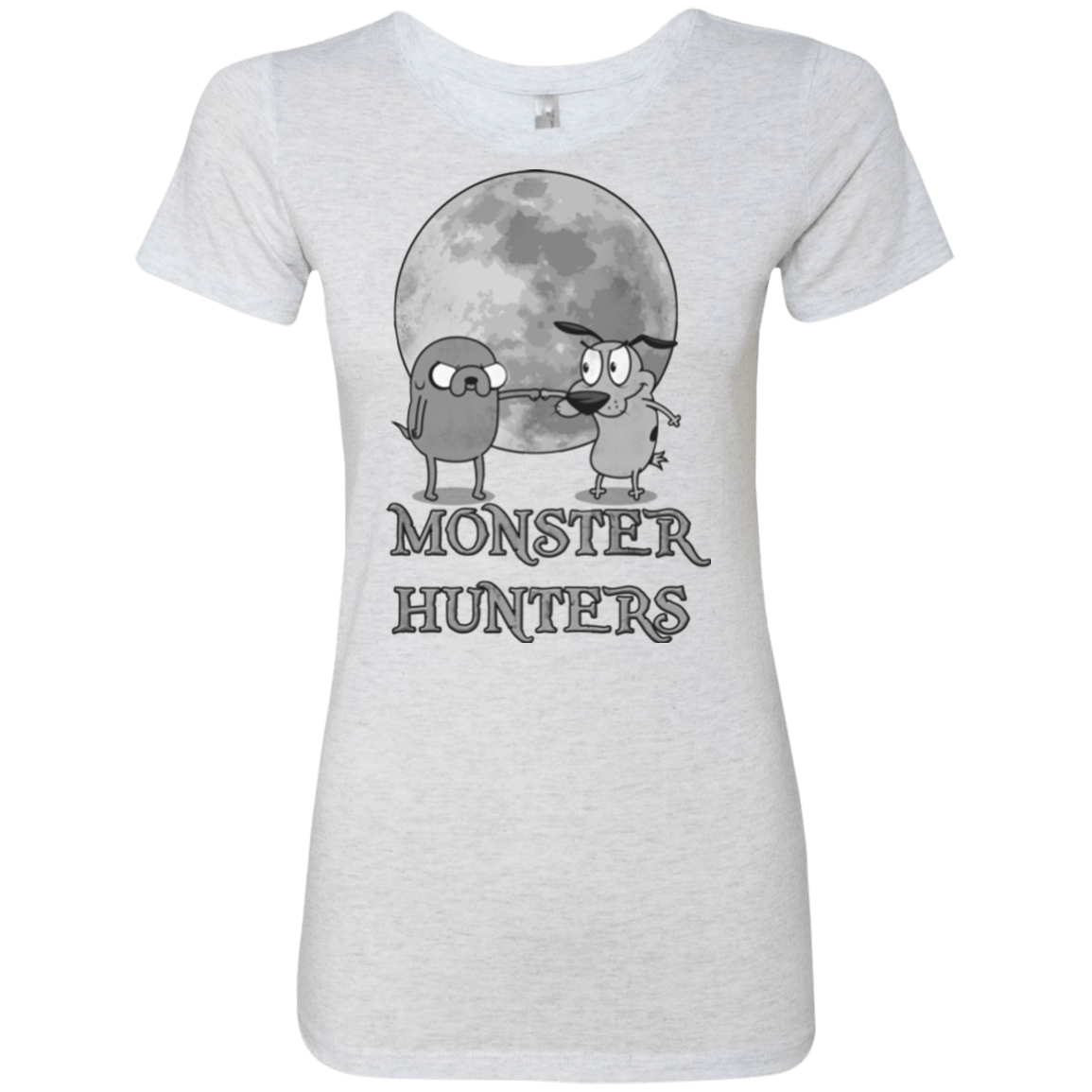 T-Shirts Heather White / Small Monster Hunters Women's Triblend T-Shirt