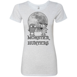 T-Shirts Heather White / Small Monster Hunters Women's Triblend T-Shirt