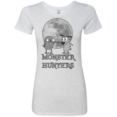 T-Shirts Heather White / Small Monster Hunters Women's Triblend T-Shirt