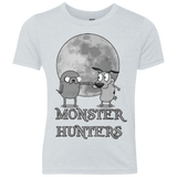 T-Shirts Heather White / YXS Monster Hunters Youth Triblend T-Shirt