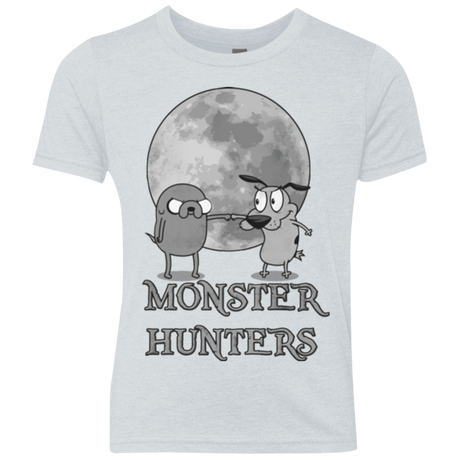 T-Shirts Heather White / YXS Monster Hunters Youth Triblend T-Shirt