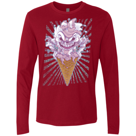 T-Shirts Cardinal / Small Monster Ice Cream Men's Premium Long Sleeve