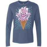 T-Shirts Indigo / Small Monster Ice Cream Men's Premium Long Sleeve