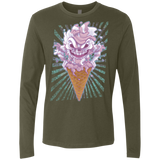 T-Shirts Military Green / Small Monster Ice Cream Men's Premium Long Sleeve