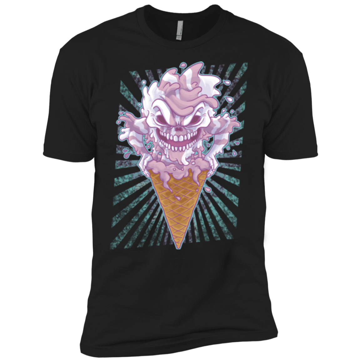 T-Shirts Black / X-Small Monster Ice Cream Men's Premium T-Shirt