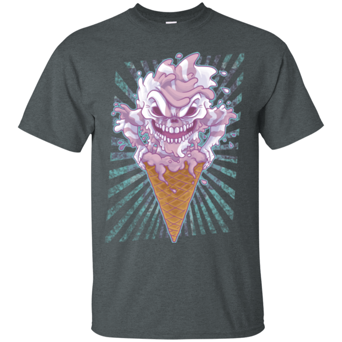 T-Shirts Dark Heather / Small Monster Ice Cream T-Shirt