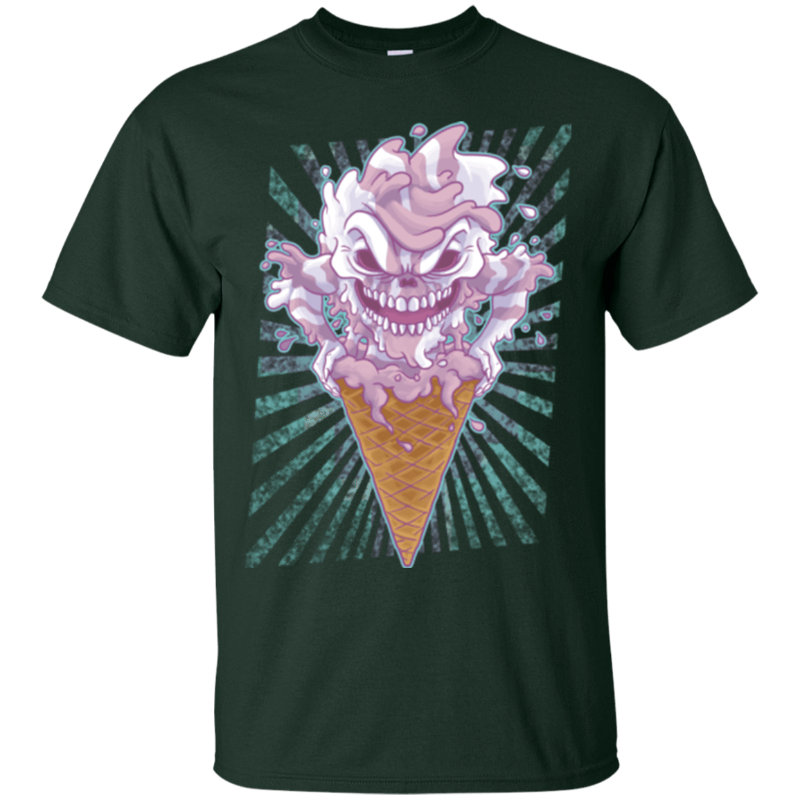 T-Shirts Forest Green / Small Monster Ice Cream T-Shirt