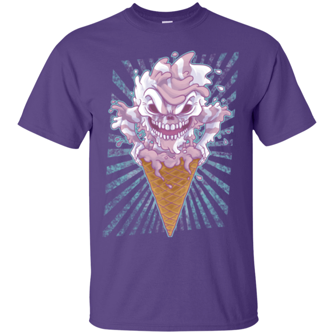 T-Shirts Purple / Small Monster Ice Cream T-Shirt