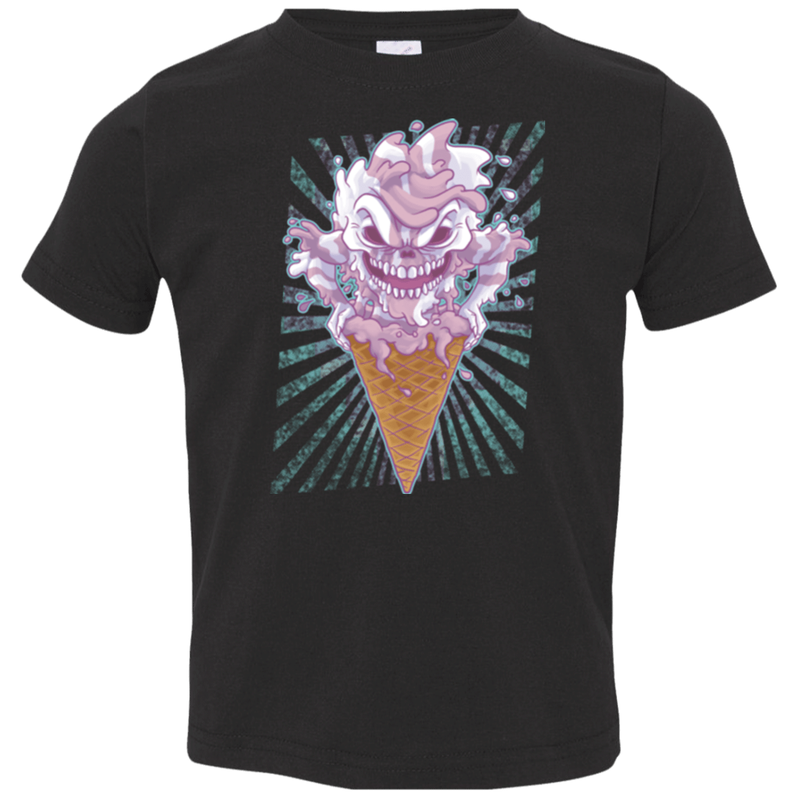 T-Shirts Black / 2T Monster Ice Cream Toddler Premium T-Shirt