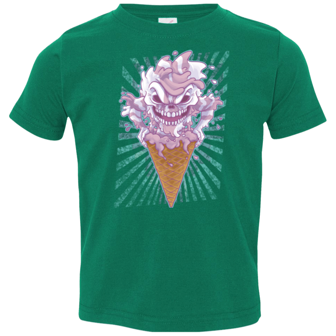 T-Shirts Kelly / 2T Monster Ice Cream Toddler Premium T-Shirt