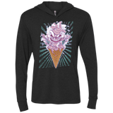 T-Shirts Vintage Black / X-Small Monster Ice Cream Triblend Long Sleeve Hoodie Tee