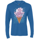 T-Shirts Vintage Royal / X-Small Monster Ice Cream Triblend Long Sleeve Hoodie Tee