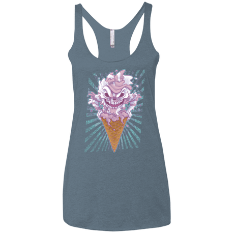 T-Shirts Indigo / X-Small Monster Ice Cream Women's Triblend Racerback Tank