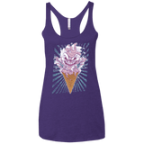 T-Shirts Purple / X-Small Monster Ice Cream Women's Triblend Racerback Tank