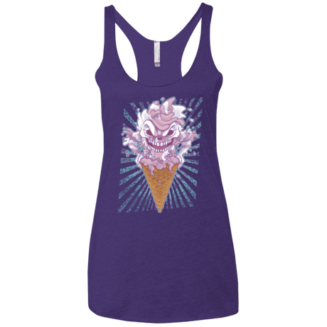 T-Shirts Purple / X-Small Monster Ice Cream Women's Triblend Racerback Tank