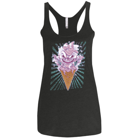 T-Shirts Vintage Black / X-Small Monster Ice Cream Women's Triblend Racerback Tank