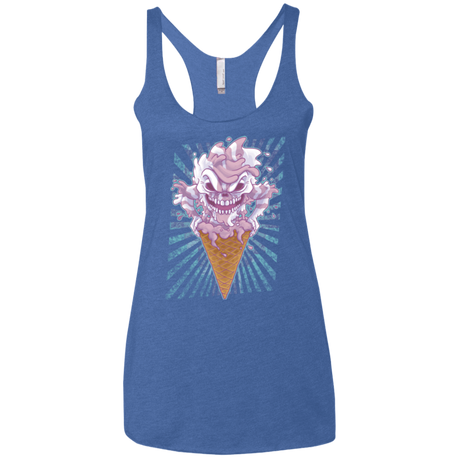 T-Shirts Vintage Royal / X-Small Monster Ice Cream Women's Triblend Racerback Tank