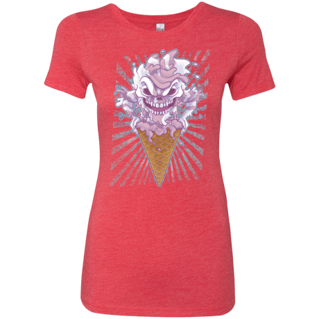 T-Shirts Vintage Red / Small Monster Ice Cream Women's Triblend T-Shirt