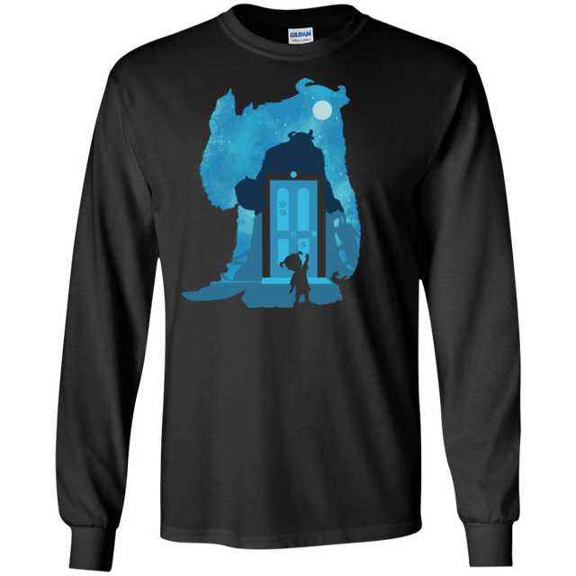 T-Shirts Black / S Monster Portrait Men's Long Sleeve T-Shirt