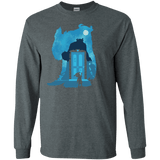 T-Shirts Dark Heather / S Monster Portrait Men's Long Sleeve T-Shirt