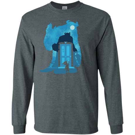 T-Shirts Dark Heather / S Monster Portrait Men's Long Sleeve T-Shirt