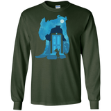 T-Shirts Forest Green / S Monster Portrait Men's Long Sleeve T-Shirt