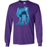 T-Shirts Purple / S Monster Portrait Men's Long Sleeve T-Shirt