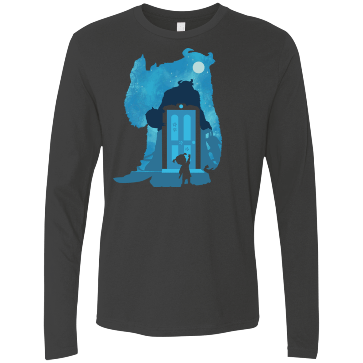 T-Shirts Heavy Metal / S Monster Portrait Men's Premium Long Sleeve