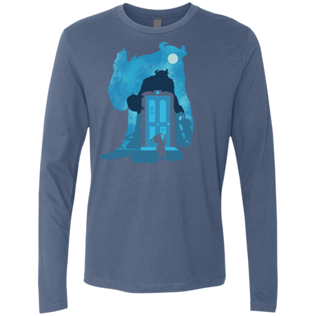 T-Shirts Indigo / S Monster Portrait Men's Premium Long Sleeve