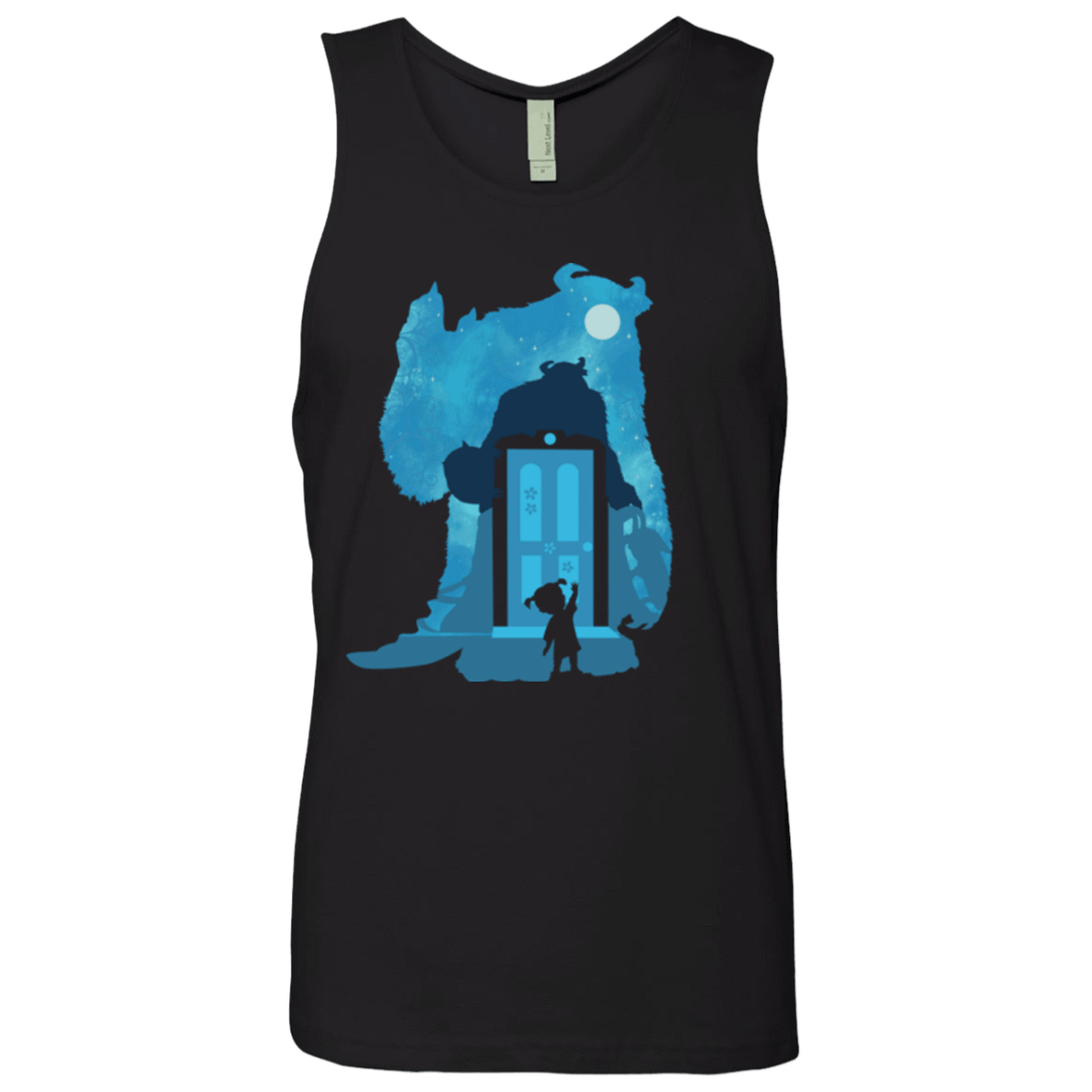 T-Shirts Black / S Monster Portrait Men's Premium Tank Top