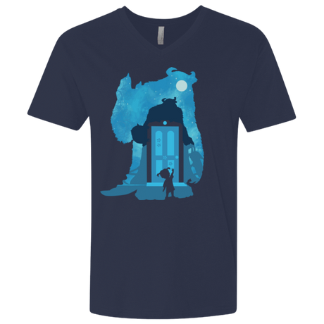 T-Shirts Midnight Navy / X-Small Monster Portrait Men's Premium V-Neck