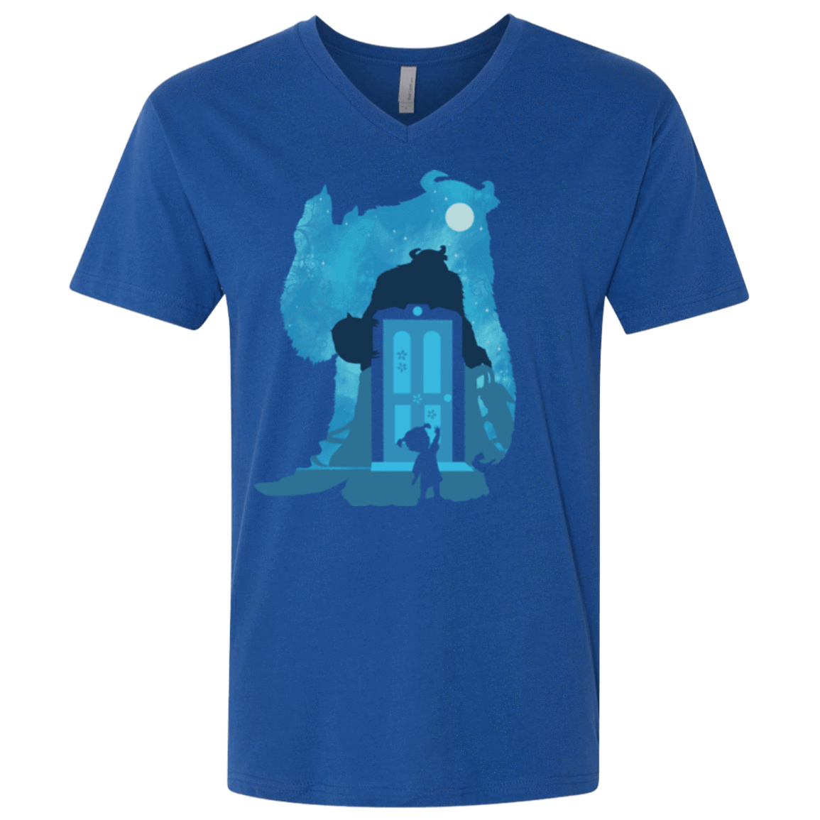 T-Shirts Royal / X-Small Monster Portrait Men's Premium V-Neck
