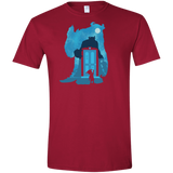 T-Shirts Cardinal Red / S Monster Portrait Men's Semi-Fitted Softstyle