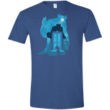 T-Shirts Heather Royal / X-Small Monster Portrait Men's Semi-Fitted Softstyle