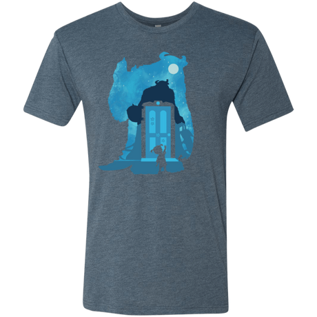 T-Shirts Indigo / S Monster Portrait Men's Triblend T-Shirt